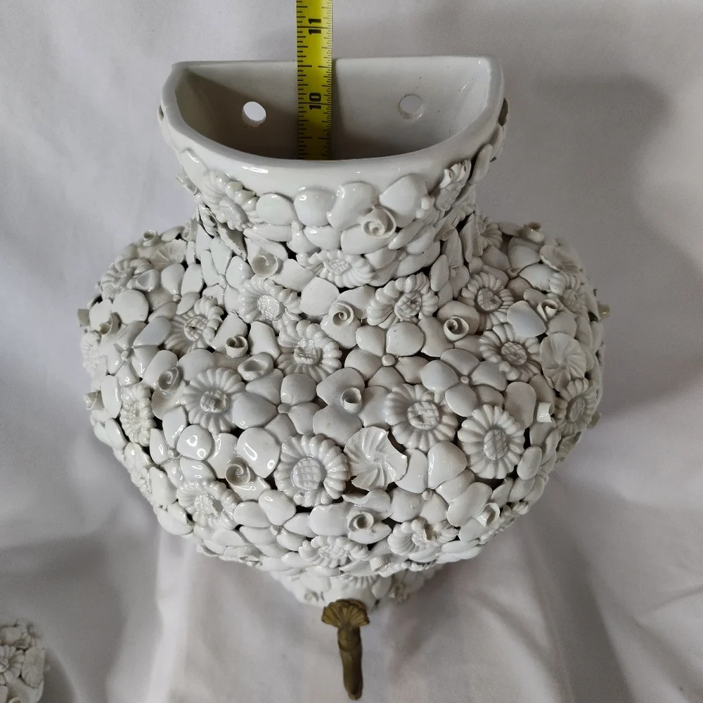Antonio Zen Wall Fountain (Nove Italy) Fiori Blanco - Picture 6 of 12